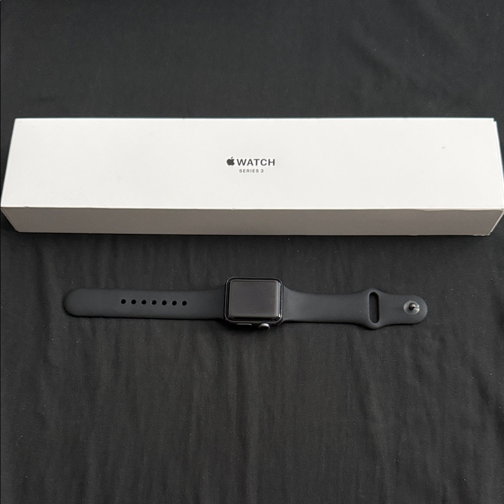 Apple Watch Series 3 with Black Band